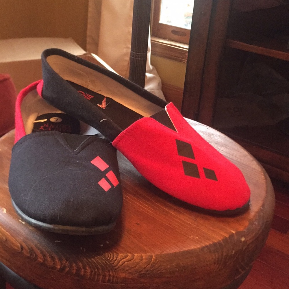 Harley Quinn Slip-Ons